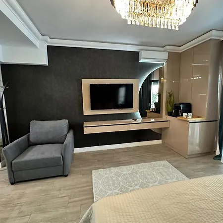 Azuria - Sea Line Studio In Casa Del Mar - Sea View, Terrace And Private Parking Διαμέρισμα Mamaia