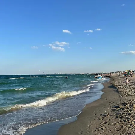 Azuria - Sea Line In Casa Del Mar - Sea View, Terrace And Private Parking Mamaia